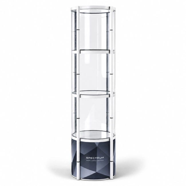 Składana witryna reklamowa Flex Tower z podświetleniem LED